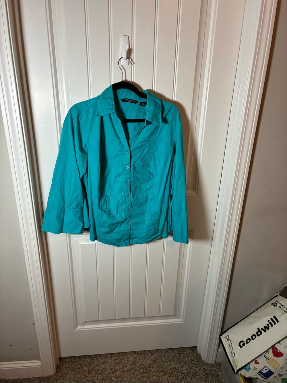 Zac & Rachel Turquoise Button-Down Shirt
